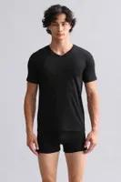 Organıc Pamuklu Hercules Slim Fit V Yaka Fanila / T-Shirt Mısırlı EFNL000007 görsel 10