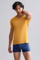 Organıc Pamuklu Hercules Slim Fit V Yaka Fanila / T-Shirt Mısırlı EFNL000007 görsel 35