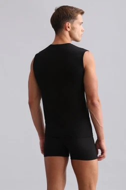 Organıc Pamuklu Hercules Slim Fit V Yaka Sporcu Atlet Mısırlı EATL000010 - Alternatif Görünüm