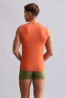 Organıc Pamuklu Hercules Slim Fit V Yaka Sporcu Atlet Mısırlı EATL000010 görsel 8