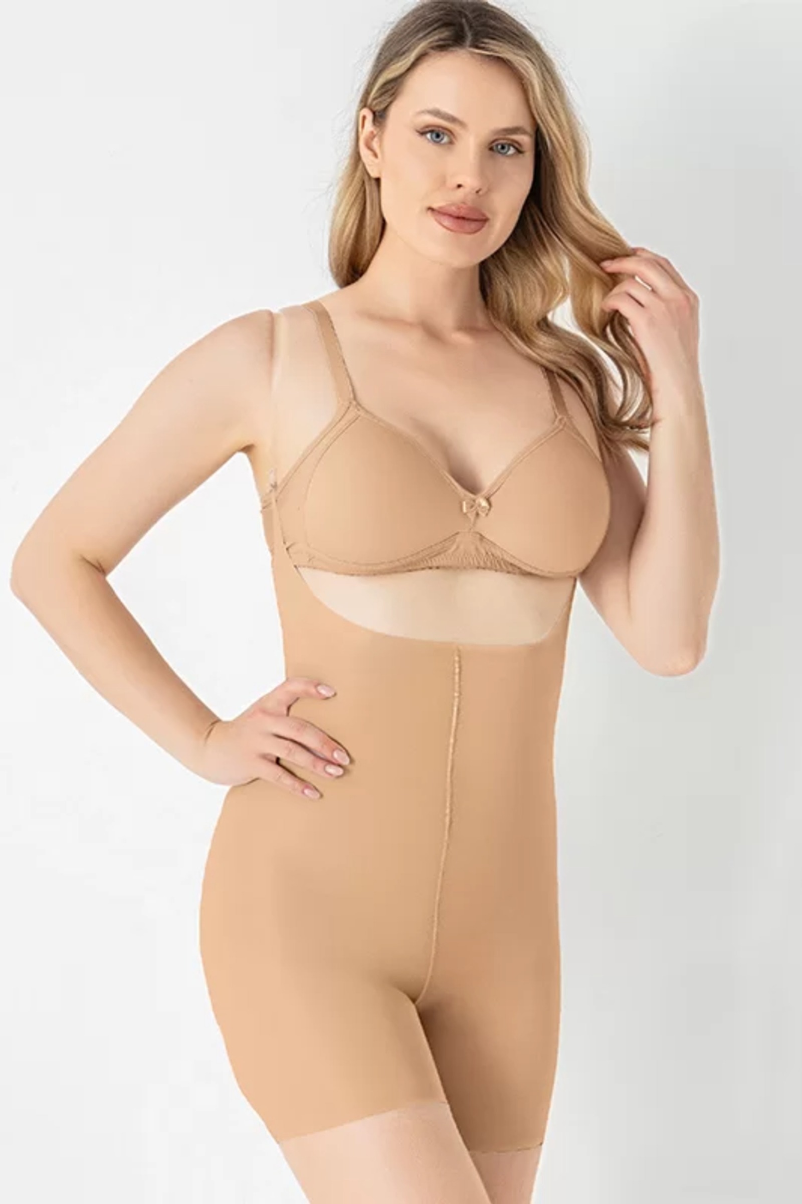 Paçalı Lazer Toparlayıcı Boy Korse İMER 5120