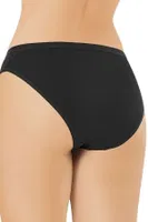 Pamuk Modal Karışımlı Kadın Bikini Külot Kota 5113 Siyah görsel 6