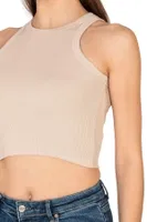 Pamuklu Kaşkorse Fitilli Halter Yaka Esnek Rahat Geniş Biyeli Crop Atlet Büstiyer Özkan 27425 Taş görsel 13