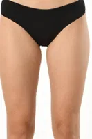 Pamuklu Raporlu Ribana Kadın Bikini Külot Kota 5026 Siyah