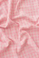 Pembe Beyaz Pötikare Fisto Fırfır Detaylı Uzun Kollu Pijama Takımı Bella Notte 61249 Pembe görsel 5