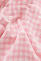 Pembe Beyaz Pötikare V Yaka Kısa Kollu Pijama Takımı Bella Notte 61251 Pembe görsel 6