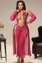 Pembe Lüks Dekolteli Seksi Fantezi Takım Jesica Bella JB-15041