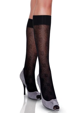 DOREMI DoReMi Desenli Dizaltı Çorap Tracy