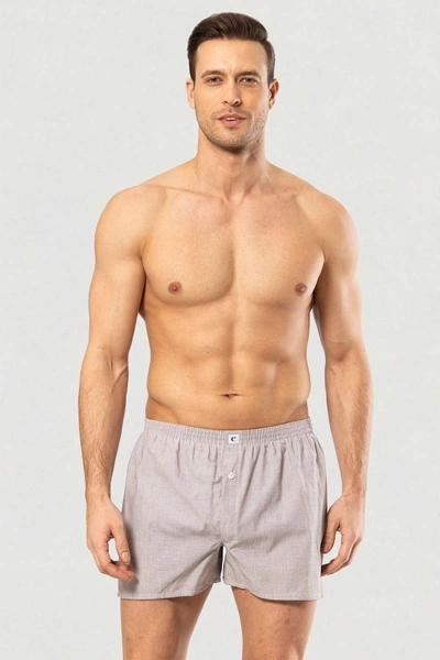 Poplin Boxer Cacharel 1113/Düz Kahve