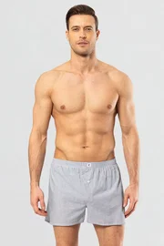 Cacharel Poplin Boxer Cacharel 1113/Düz Koyu Mavi