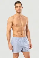 Poplin Boxer Cacharel 1113/Düz Mavi Mavi farklı açı