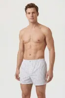 Poplin Boxer Cacharel 1113/Kareli Beyaz Kareli Beyaz