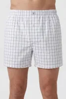 Poplin Boxer Cacharel 1113/Kareli Beyaz Kareli Beyaz detay görünüm