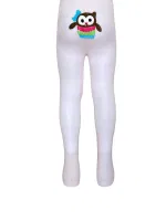 Poposu 3D Aksesuar Desenli Mikro Bebek Külotlu Çorap_D1 Dore 13594 Ekru