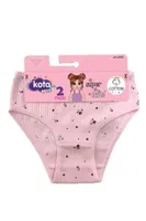 Raporlu Ribana Baskılı Kız Çocuk Bikini Külot 12'li Kota 3441 Asorti farklı açı