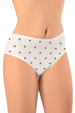 Raporlu Ribana Baskılı Kız Çocuk Bikini Külot 12'li Kota 3441