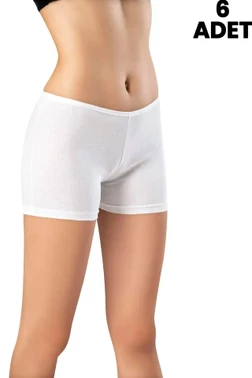 Kota Raporlu Ribana Şort Boxer 6'lı 5019 - Alternatif Görünüm