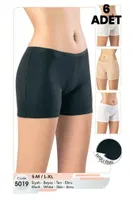 Raporlu Ribana Şort Boxer 6'lı 5019