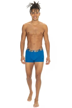 Us. POLO Assn. Sarı Lacivert Saks Erkek Boxer 3'lü Boxer Us. POLO Assn. 80572 - Alternatif Görünüm