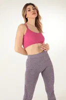 Seamless Askılı Spor DoReMi Sütyen 002-000152 Fuşya görsel 7
