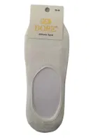 Silikonlu Babet Kadın Çorap Dore DOR03529 Beyaz detay görünüm