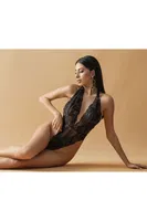 Siyah Dantelli Fantezi Bodysuit Sistina 857 Görsel görsel 4