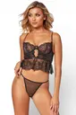 Siyah Dantelli Fantezi Bralet Takımı For Dreams 9109