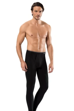 Siyah Erkek İnce Termal İçlik Tayt Erdem 1457