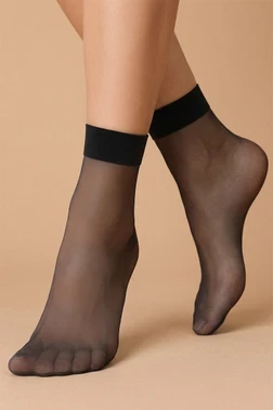 Siyah Fit 15 Soket Çorap Bella Notte 1113