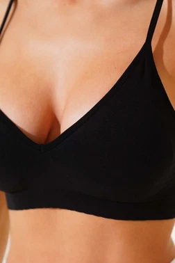 NBB Siyah Hafif Destekli Drop Seamless Sütyen NBB 2428 - Alternatif Görünüm