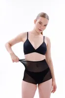 Lazer Tül Slip Hayalet Korse 2706 Siyah görsel 4