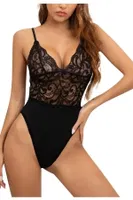 Siyah Üst Kısmı Dantel Özel Tasarım Babydoll Bella Notte PR15071 Siyah görsel 4