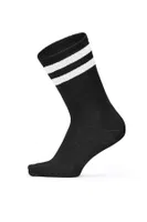 Socksturka 3'lü Çift Çizgili Kadın Tenis Çorabı CSOC3030 Mor Siyah-Beyaz-Gri farklı açı