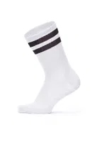Socksturka 3'lü Çift Çizgili Kadın Tenis Çorabı CSOC3030 Mor Siyah-Beyaz-Gri görsel 4