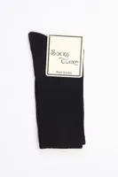Socksturka 3'lü Fitilli Pamuklu Soket Çorap Somon Siyah detay görünüm