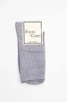Socksturka 3'lü Fitilli Pamuklu Soket Çorap Bej Gri detay görünüm