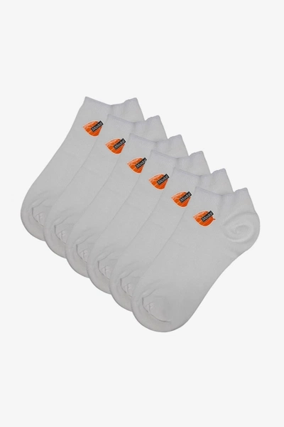 Socksturka 6'lı Modal Patik Çorap CSOC2016 Beyaz