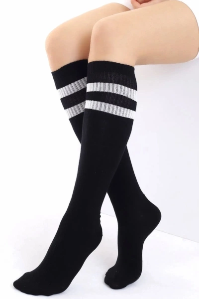 Socksturka Pamuklu Kadın Çember Dizaltı Çorap Mor