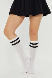 SocksTurca Socksturka Pamuklu Kadın Çember Dizaltı Çorap Mor No.2
