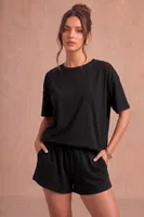 Soft Touch Siyah Takım Bella Notte 7796 Siyah farklı açı