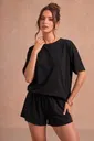 Soft Touch Siyah Takım Bella Notte 7796