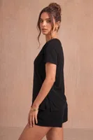 Soft Touch Siyah Takım Bella Notte 7796 Siyah detay görünüm