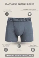 Spartacus Performance Boxer Mavi Mısırlı EBXR000007 Antrasit görsel 5