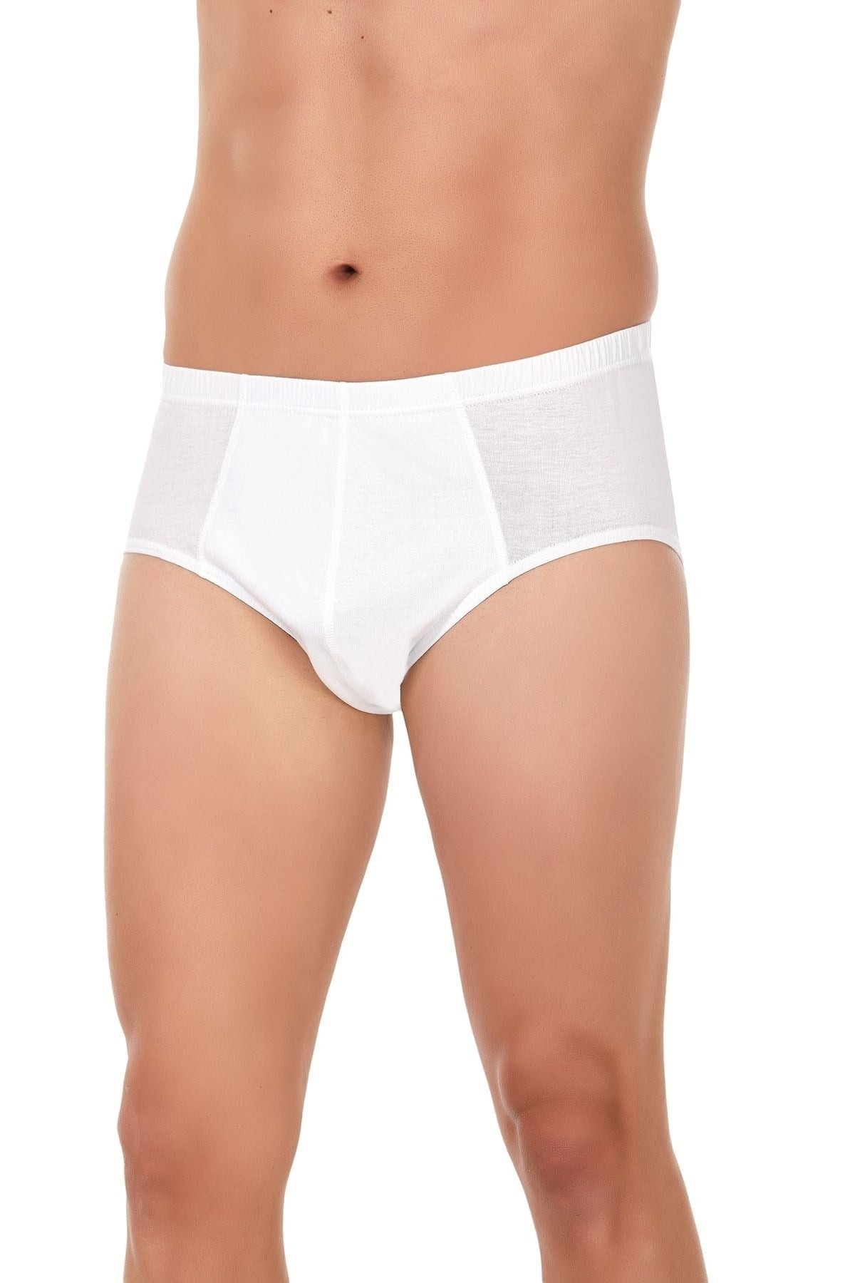 Süper İnce Erkek Slip Beyaz 3'lü Paket Yıldız 118