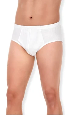 Yıldız Çamaşır Süprem Erkek Slip Beyaz %100 Pamuk 3'lü Paket Yıldız 03