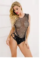 Taşlı Kolsuz Geniş Fileli Body Vücut Çorabı So Beautiful 24112 Siyah