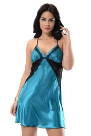 Sistina Tek Parça Saten Gecelik Sistina M-393