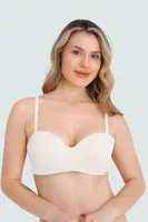 Toparlayıcı Straplez Sütyen NBB 30022 Beyaz detay görünüm