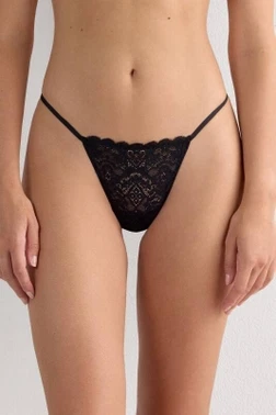 Transparan Dantel Tanga Külot Venlisa V6500