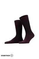 Unisex Diyabetik Bambu Soket Çorap Mısırlı UMDK000021 Mor
